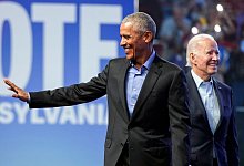 Obama und Biden - Patrick Semansky/AP/dpa
