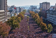 Proteste in Serbien - Armin Durgut/AP/dpa