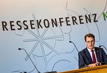 Landespressekonferenz mit NRW-Ministerpr&auml;sident Hendrik W&uuml;st - Thomas Banneyer/dpa