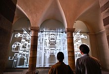 Vorstellung Medienwand im Unesco-Welterbe Corvey - Bernd Thissen/dpa