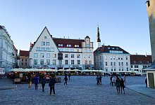 Altstadt: Die B&uuml;rger von Tallinn leben deutlich digitaler als hierzulande. Darum ist auch alles doppelt so sicher: Der baltische Staat gilt als Vorzeigeland f&uuml;r Datensicherheit. - Matthias Schwarzer