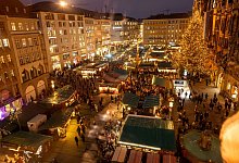 Christkindlmarkt am Marienplatz - Peter Kneffel/dpa
