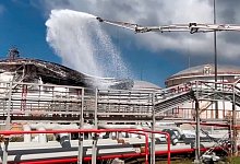 Ukraine-Krieg - Taman - Uncredited/Russian Emergency Ministry Press Service/AP/dpa