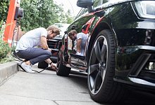 Reifenpanne - Foto: Christin Klose