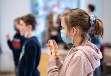 Coronatests an Schulen - dpa