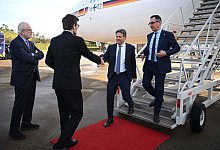 Habeck und &Ouml;zdemir in Brasilien - Britta Pedersen/dpa