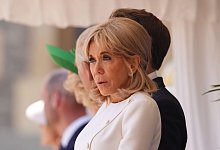 Brigitte Macron wehrt sich vor Gericht gegen Cybermobbing - Jonathan Brady/PA Wire/dpa