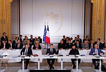 Ukraine-Krieg -Treffen der "Koalition der Willigen" - Yoan Valat/Pool EPA/AP/dpa