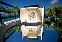 Begehrte Troph&auml;e: die Goldene Palme. - Vianney Le Caer/Invision/AP/dpa