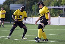Blindenfu&szlig;ball - Training BVB - Federico Gambarini/dpa