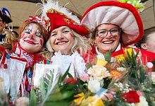 Rosenmontag in Nordrhein-Westfalen - Christoph Reichwein/dpa