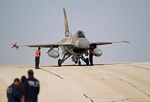 Israelischer F-16 Kampfjet - Ariel Schalit/AP/dpa