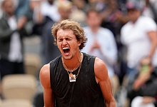 Alexander Zverev kam gegen Sebastian Baez nach 0:2-Satzr&uuml;ckstand noch zur&uuml;ck. - Christophe Ena/AP/dpa