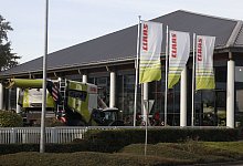 Seit Donnerstag stehen beim Landmaschinenhersteller Claas in Harsewinkel die B&auml;nder still. - Burkhard Hoeltzenbein