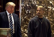 Donald Trump und Kanye West - John Taggart/BLOOMBERG POOL/epa/dpa