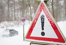 Schneefall - Friso Gentsch/dpa