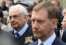 Elbe Day - Weltkriegs-Gedenken in Torgau - Hendrik Schmidt/dpa