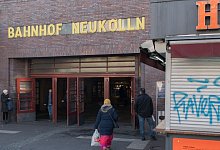 S-Bahnhof Neukölln - Paul Zinken/dpa