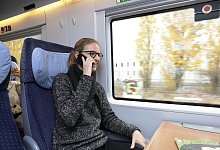 Empfang in der Bahn - Foto: picture alliance / dpa