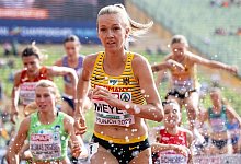 Vize-Europameisterin &uuml;ber 3000 Meter Hindernis: Lea Meyer. - Sven Hoppe/dpa