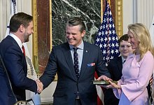 Vereidigung Pete Hegseth als Verteidigungsminister - Rod Lamkey/AP Photo/dpa