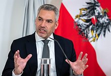 &Ouml;sterreichs Kanzler Nehammer - Foto: Lisa Leutner/AP/dpa