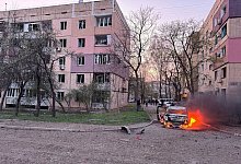 Ukraine-Krieg - Krywyj Rih - Ukrainian Emergency Service/AP/dpa