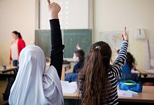 Internationale Klasse f&uuml;r Fl&uuml;chtlingskinder - picture alliance / dpa