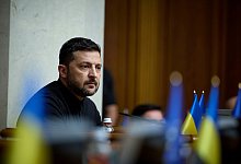 Ukrainischer Präsident Wolodymyr Selenskyj - Vadym Sarakhan/AP/dpa