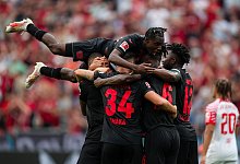 Jubelsprung - Marius Becker/dpa