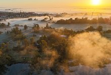 Nebel im Herbst - Peter Gercke/zb Regio/dpa