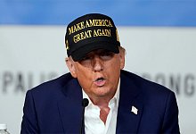 Trump in Kalifornien - Mark Schiefelbein/AP/dpa