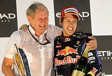 Helmut Marko und Sebastian Vettel - Jens Büttner/DPA/dpa