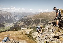 Klettern am Reschenpass - Rudi Wyhlidal/TVB Tiroler Oberland Nauders/dpa