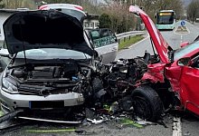 Unfall in Berlebeck - Feuerwehr Detmold/Oliver B&ouml;ttcher