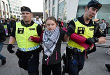 Festnahme von Greta Thunberg - Johan Nilsson/TT News Agency/AP/dpa