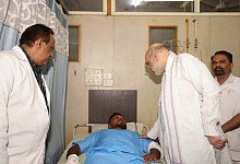 Flugzeugabsturz in Indien - Indian Ministry of Home Affairs/dpa