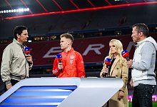Joshua Kimmich (2.v.l.) und Lothar Matthäus (r.) - Tom Weller/dpa