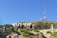 Hollywood-Schriftzug - Barbara Munker/dpa