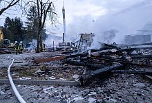 Brand im Freizeit-Land Geiselwind - Pia Bayer/dpa