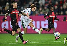 Bayer Leverkusen - Borussia M&ouml;nchengladbach - Marius Becker/dpa