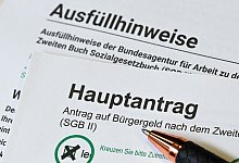 Bürgergeld-Antrag - Jens Kalaene/dpa