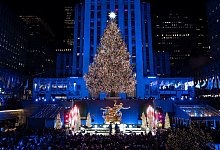 Weihnachtsb&auml;ume - Rockefeller Center - Yuki Iwamura/AP/dpa