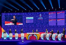 Fußball-EM der Frauen 2025 Auslosung - Salvatore Di Nolfi/KEYSTONE/dpa