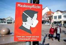 Maskenpflicht - Foto: Hauke-Christian Dittrich/dpa