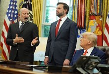 Handelspakt USA und Großbritannien - Evan Vucci/AP/dpa