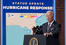 Hurrikan «Milton» - Biden - Susan Walsh/AP/dpa