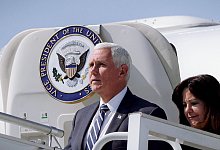 Pence in Polen - Foto: Rafal Guz/PAP