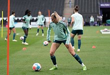 Steht erneut in der Startelf: Jule Brand. - Sebastian Gollnow/dpa