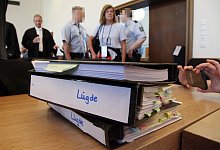 Die Prozessakten zum Missbrauchsskandal in L&uuml;gde f&uuml;llten zahlreiche Ordner. - Bernhard Preuss